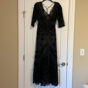 Free People Velvet and Sheer Dress